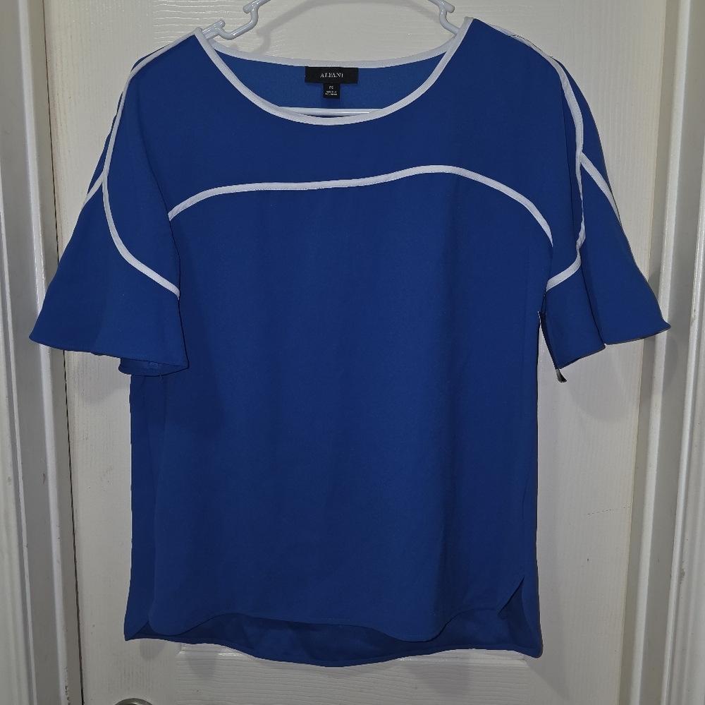 Alfani Bell Short Sleeve High-Low Top